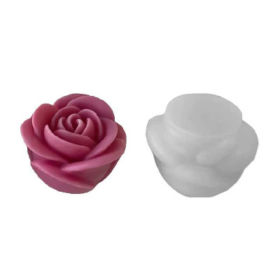 Silikonová forma na mýdlo a svíčku 3D růže XXIII.