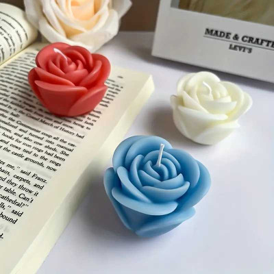 Silikonová forma na mýdlo a svíčku 3D růže XXIII.