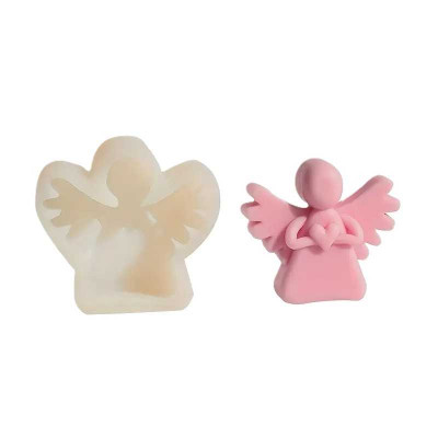Silikonová forma na mýdlo anděl se srdíčkem