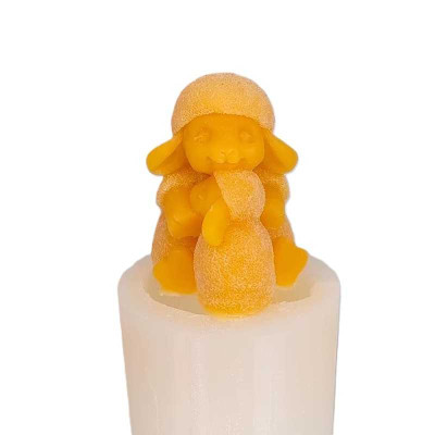 Silikonová forma na mýdlo a svíčku medvědí máma