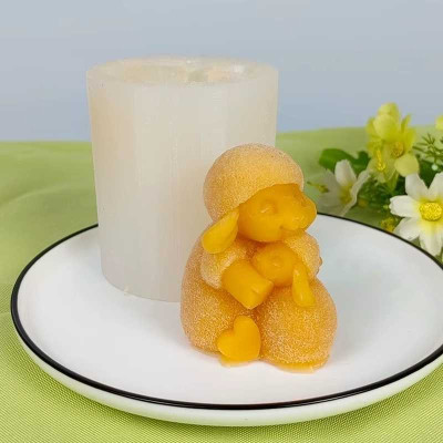 Silikonová forma na mýdlo a svíčku medvědí máma