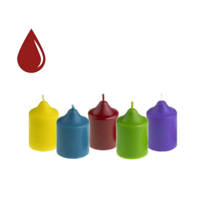 Tekutá barva na svíčky - červená 10ml
