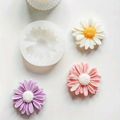 Silikonová forma na mýdlo kopretina