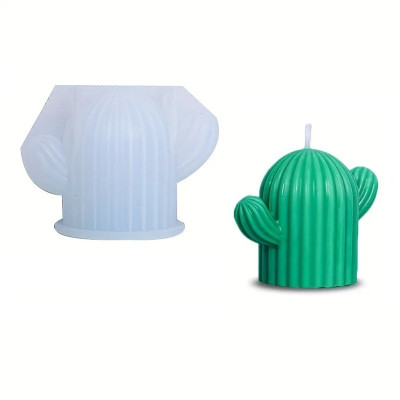 Silikonová forma na mýdlo a svíčku 3D kaktus II.