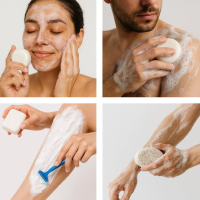 Tuhý syndet na obličej a tělo – základ pro výrobu 500g