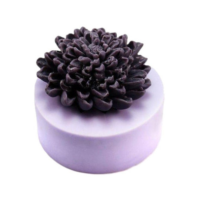 Silikonová forma na mýdlo a svíčku chryzantéma