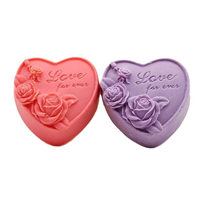 Silikonová forma na mýdlo srdíčko Love for ever