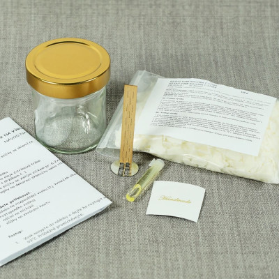 Sada na výrobu sójové svíčky