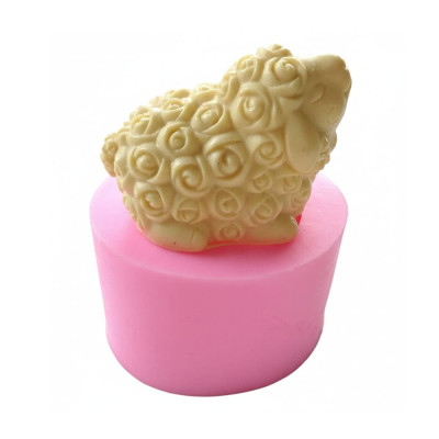 Silikonová forma na mýdlo a svíčku beránek IV.