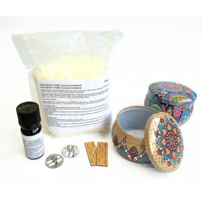 Sada na výrobu KOKOSOVÉ SVÍČKY