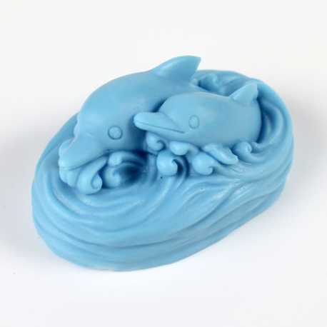 Silikonová forma na mýdlo delfíni III.