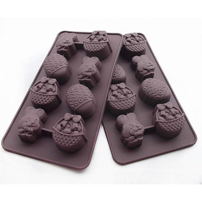 Silikonová forma na mýdlo Velikonoce III. - 8ks