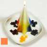 Barva na svíčky - lososová 5g