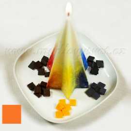 Barva na svíčky - oranžová 5g