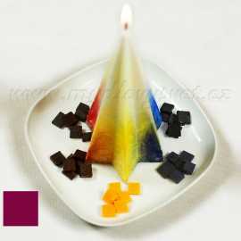 Barva na svíčky - purpurová 5g