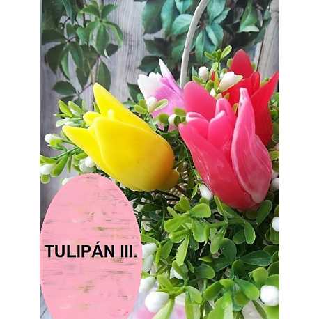 Silikonová forma na mýdlo a svíčku tulipán II.