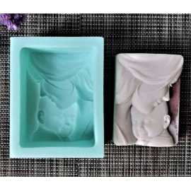 Silikonová forma na mýdlo matka a dítě VII.