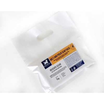 Mýdlová hmota FORBURY transparentní bez SLES a SLS 1kg