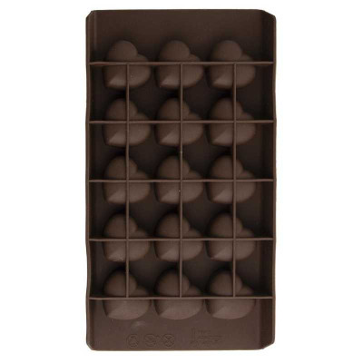 Silikonová forma na mýdlo srdce - 6ks