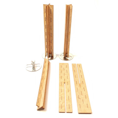 Dřevěný knot křížový s držákem č. K1