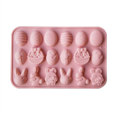 Silikonová forma na mýdlo Velikonoce VII. - 18ks