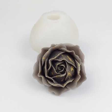 Silikonová forma na mýdlo a svíčku 3D růže XXIII.