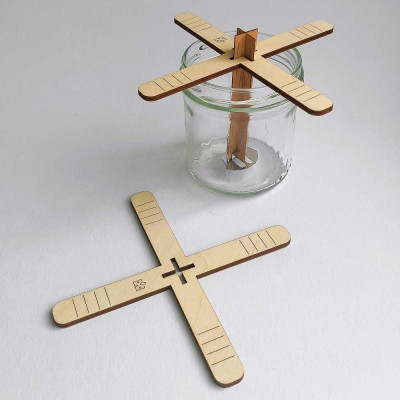 Fixátor na dřevěný knot