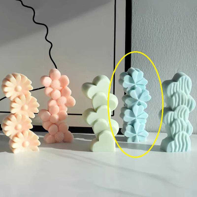 Silikonová forma na svíčku srdíčka