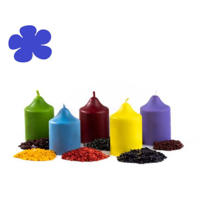 Barva na svíčky - fialová 10g