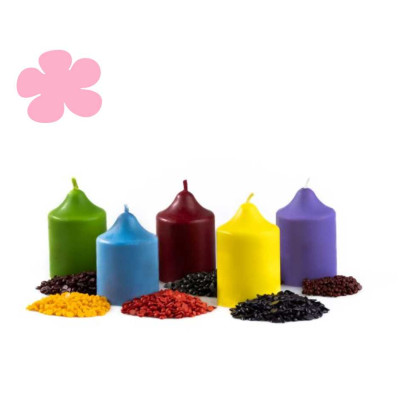 Barva na svíčky - oranžová 10g