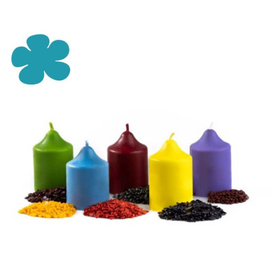 Barva na svíčky - modrá tmavá 10g