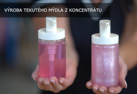 Výroba tekutého mýdla z koncentrátu (rychlý návod krok za krokem)