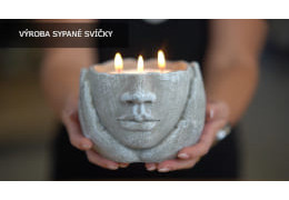 Výroba sypané svíčky (video)