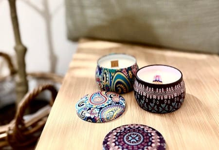 Sada na výrobu kokosové svíčky