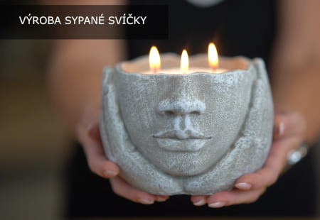 Výroba sypané svíčky (video)